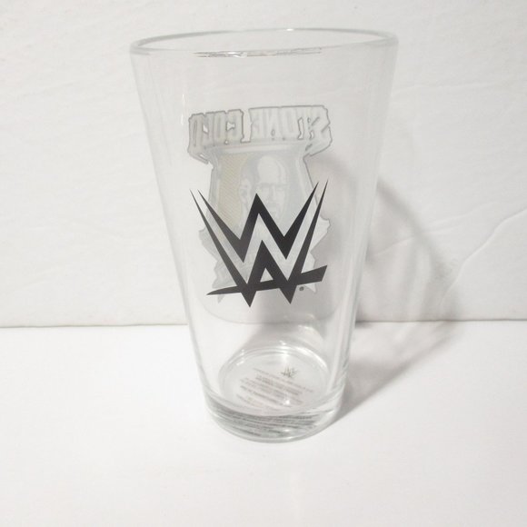 Stone Cold STEVE AUSTIN WWE/WWF Wrestling GLASS 16 oz NEW! - Picture 3 of 4